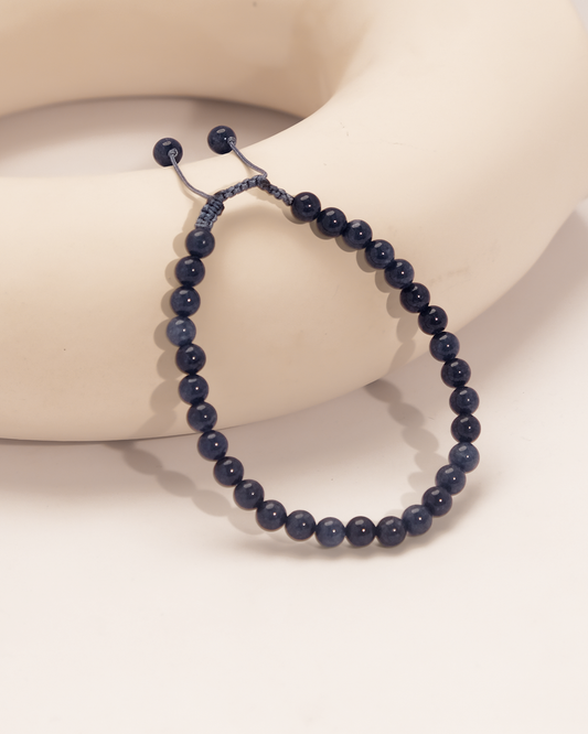 The Charcoal Loom Bracelet