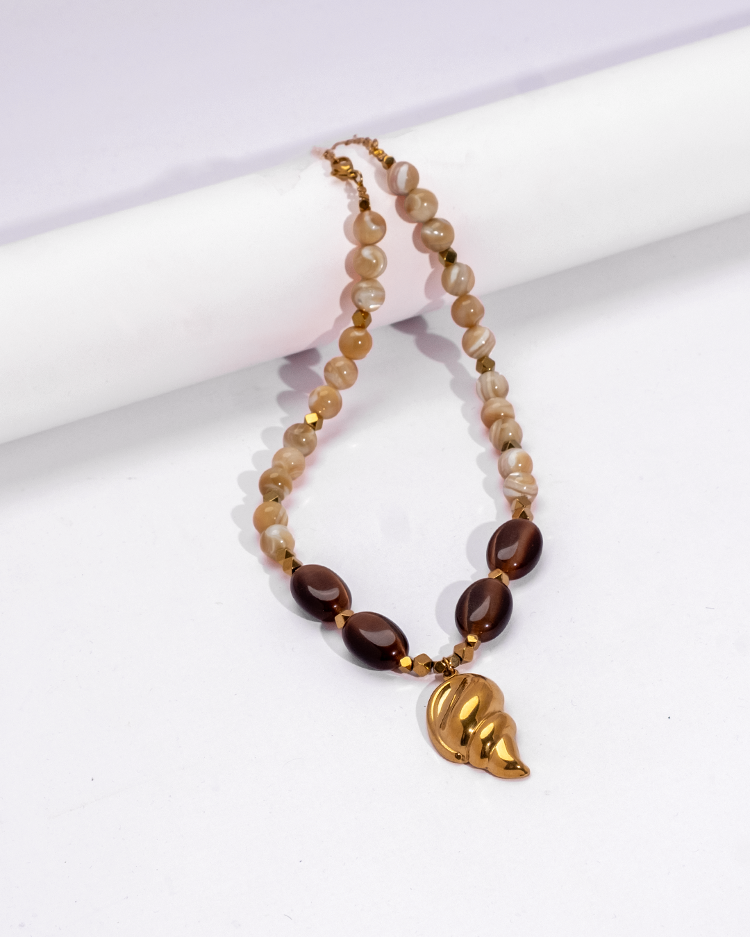Golden seashell Necklace