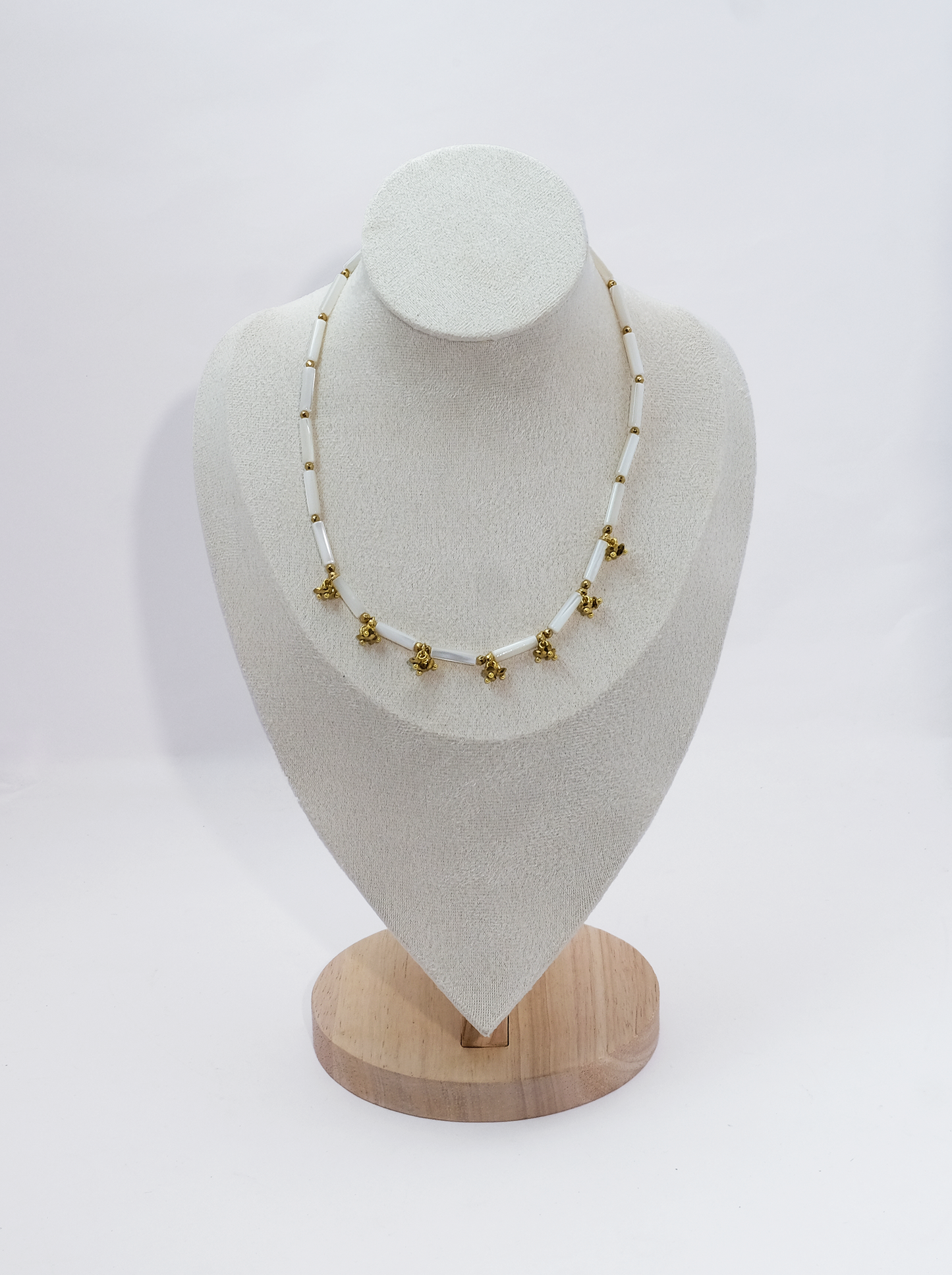 Alabaster Sunburst Necklace