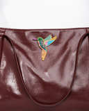 Hummingbird Embroidered Brooch