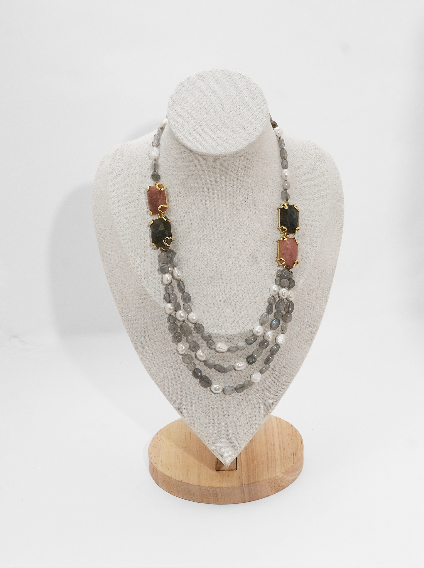 Empress Cascade Multi-Strand Necklace