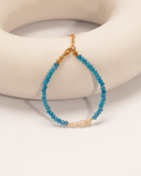 The Azure Agate & Pearl Bracelet