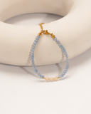 The Sky Mist Agate & Pearl Bracelet